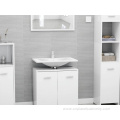 White Hotel Wood Single Bathroom Vanity Shaving Cabinets